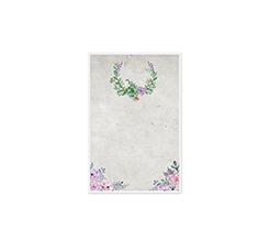 Bigliettino Auguri Soft flowers