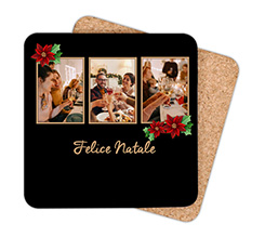 Con grafica nera e riquadri bronzo