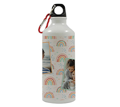 borraccia per bambini con arcobaleni