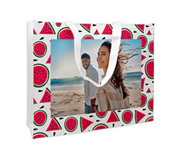 Borsa Spesa personalizzata con grafica anguria e immagine