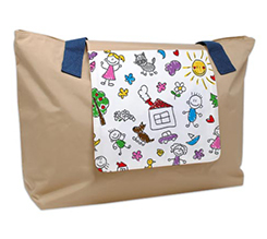 Borsa fashion disegno bambini