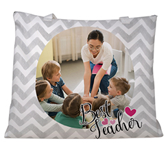 Borsa mare con grafica per maestra e foto