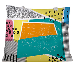 Borsa mare grafica colorata