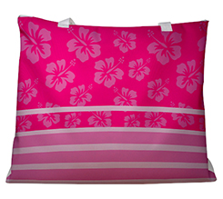 Borsa mare grafica pink hawaii