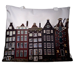 Borsa mare con grafica amsterdam