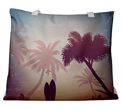 Borsa mare con grafica