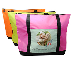 Borsa multiuso Festa della mamma con foto e grafica Dedica