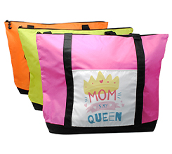 Borsa multiuso Festa della mamma con grafica Regina