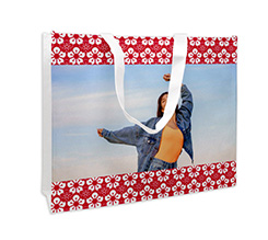 Borsa spesa con grafica Hawaii e foto