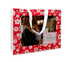 Borsa spesa con grafica e foto per la festa della mamma