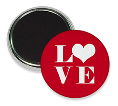 magnete da frigo rotondo san valentino