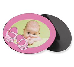 Scarpette rosa per la tua foto calamita