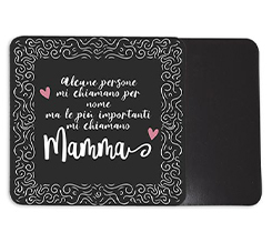 Calamita con la dedica per la mamma