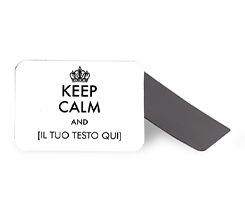 Calamita flessibile rettangolare keep calm