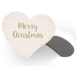 Calamita a cuore per gli auguri di Natale