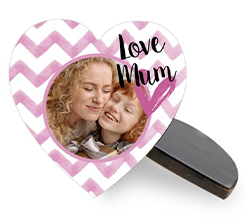 Calamita cuore masonite Mum zig zag