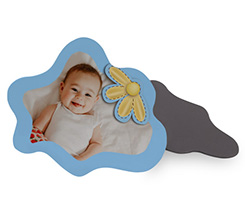 calamita nuvola con foto nascita bimbo