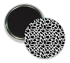 Magneti da Frigo maculato nero