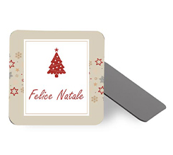 La calamita natalizia dalla forma quadrata