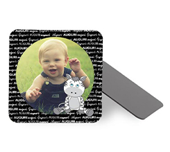 Calamita quadrata con disegno zebra