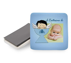 Calamita quadrata in ceramica Baptism