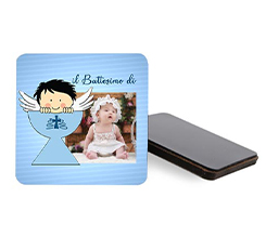 Piccolo angioletto su calamita quadrata