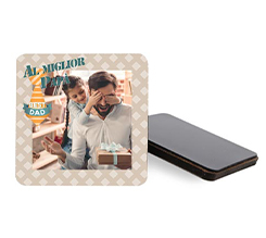 Calamita in legno con foto per la festa del papà