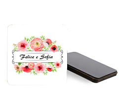 Calamita con fiori d'arancio