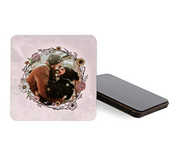 Calamita quadrata in masonite Pink wedding