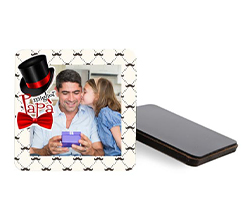 Calamita dedicata a tutti i papà con foto e grafica