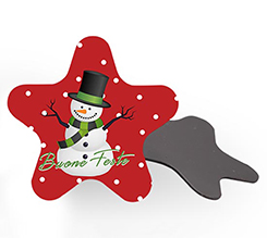 Calamita stella Christmas in red