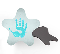 Calamita stella Impronta azzurra