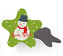 Calamita stella Pupazzo di neve