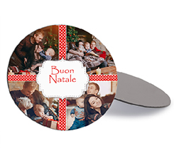 calamita rotonda flessibile buon natale