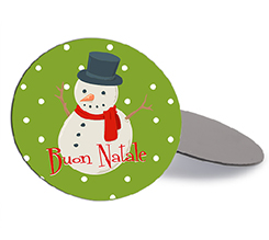 calamita rotonda flessibile buon natale