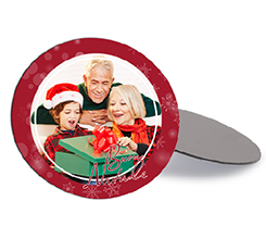 calamita rotonda flessibile buon natale