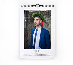 Calendario annuale A4 con foto laurea