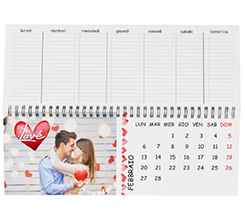 Calendari da scrivania crazy love san valentino