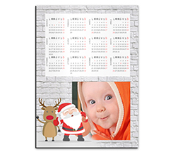 Calendario magnetico A3 Babbo on Wall