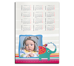 Calendario magnetico A3 Elefantino