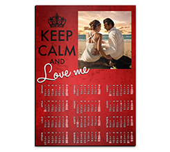 Calendario magnetico A3 Keep calm