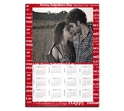 Calendario magnetico A3 Love words