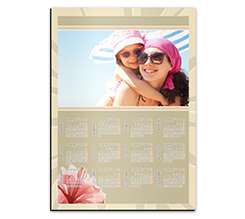 Calendario magnetico A3 Orchidea