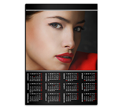 Calendario magnetico A3 Simply black