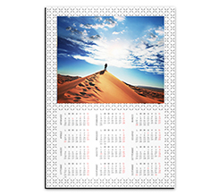 Calendario magnetico A3 Texture trattini