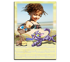 Calendario magnetico A4 Gatti randagi