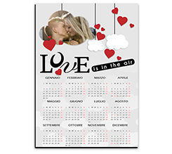 Calendario magnetico A4 Lovely cloud