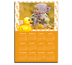 Calendario magnetico A4 Paperelle