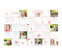Calendario poster Flowers