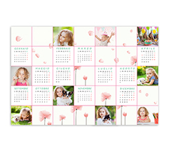 Calendario poster Flowers